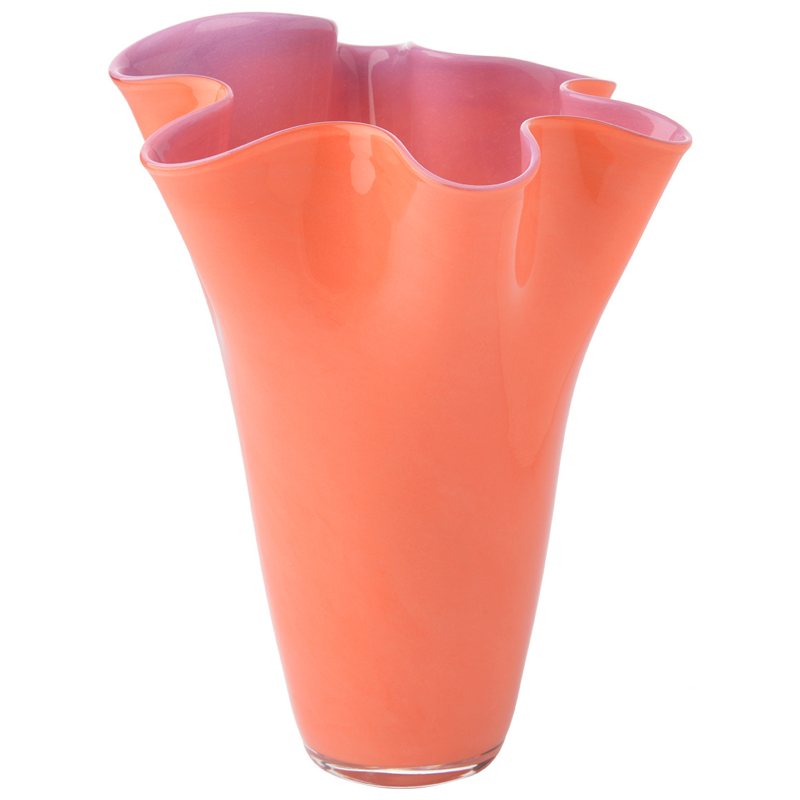 Große Vase aus Glas