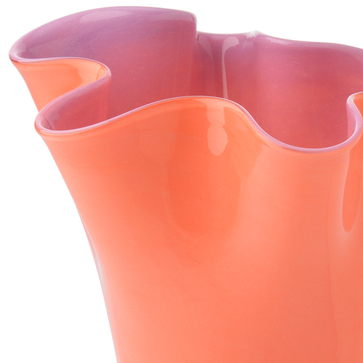 Große Vase aus Glas