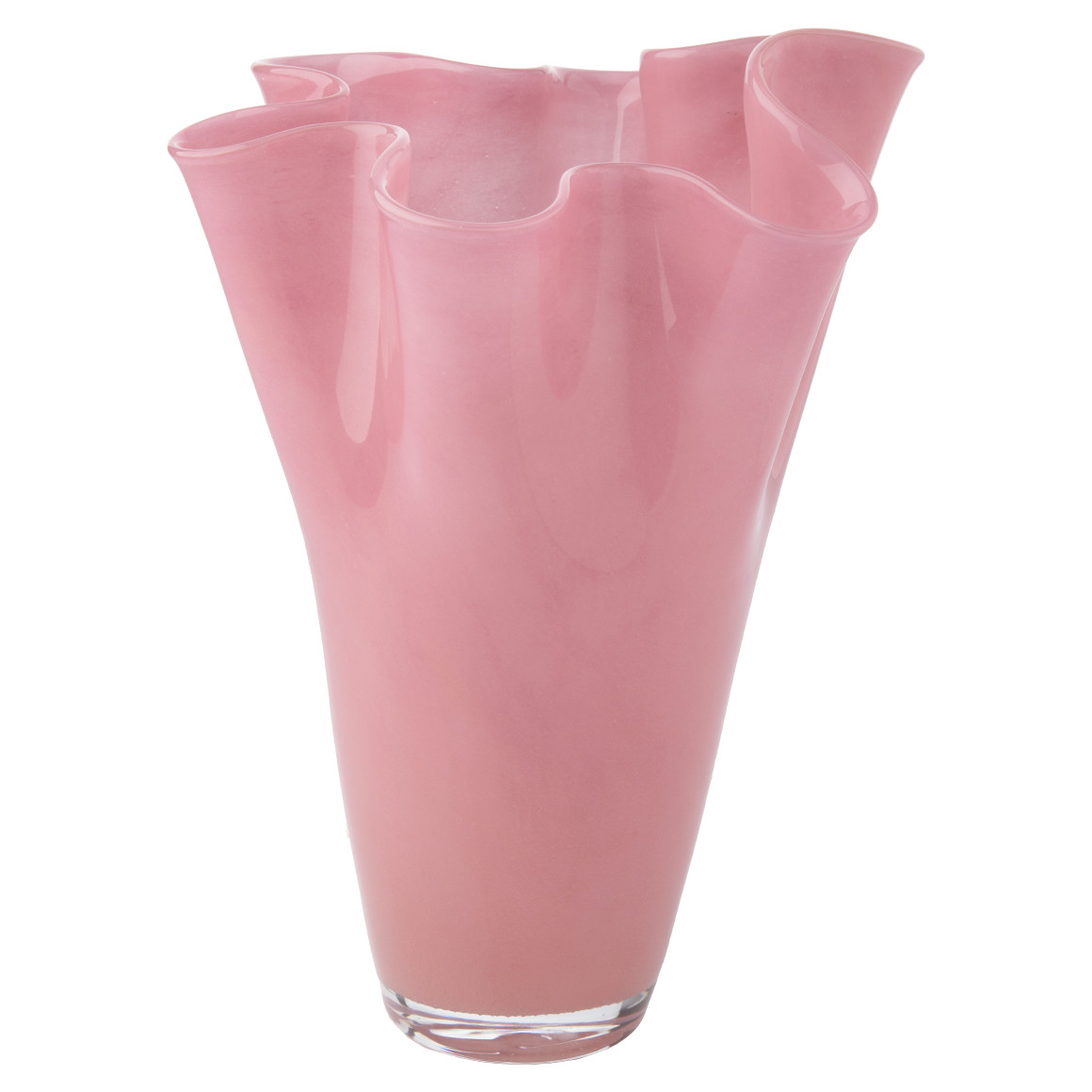 Große Vase aus Glas