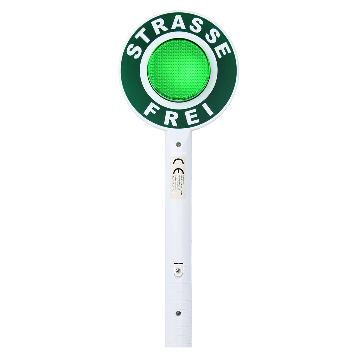 Polizei-Kelle mit Licht