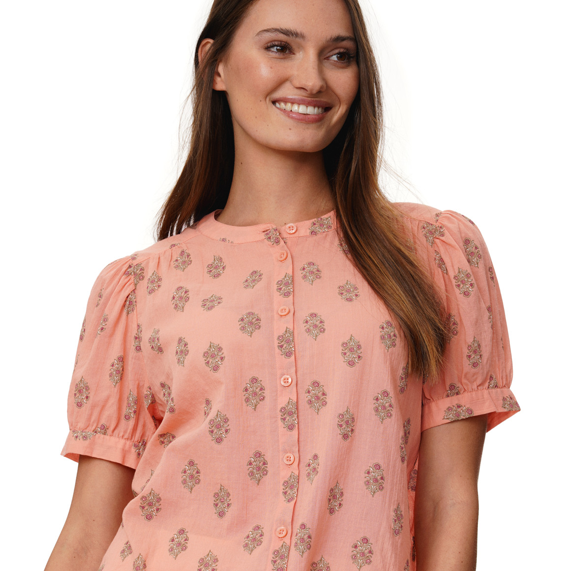 Damen Bluse mit Knopfleiste