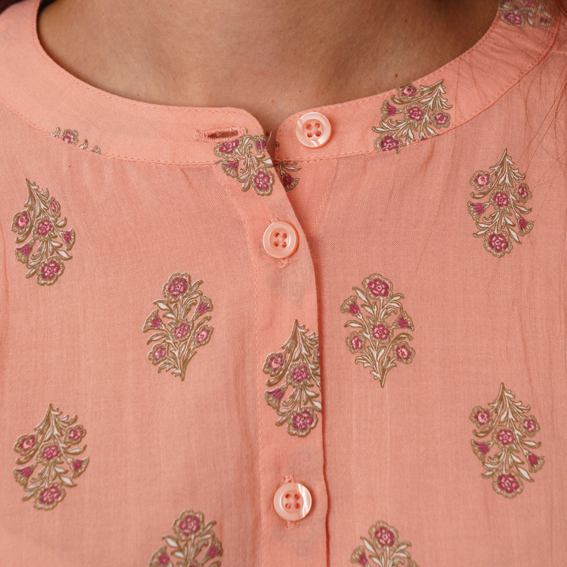 Damen Bluse mit Knopfleiste