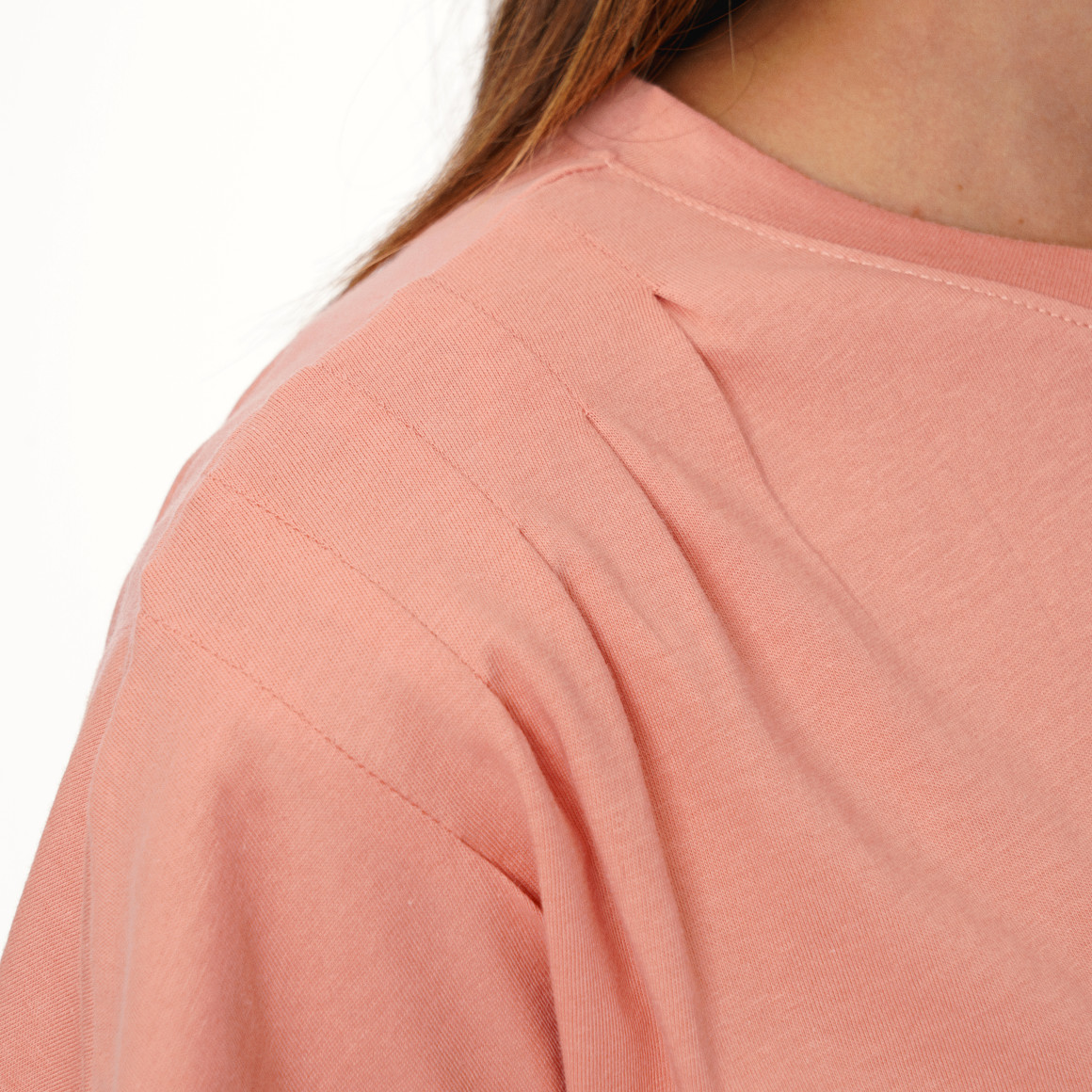 Damen T-Shirt mit Faltendetails