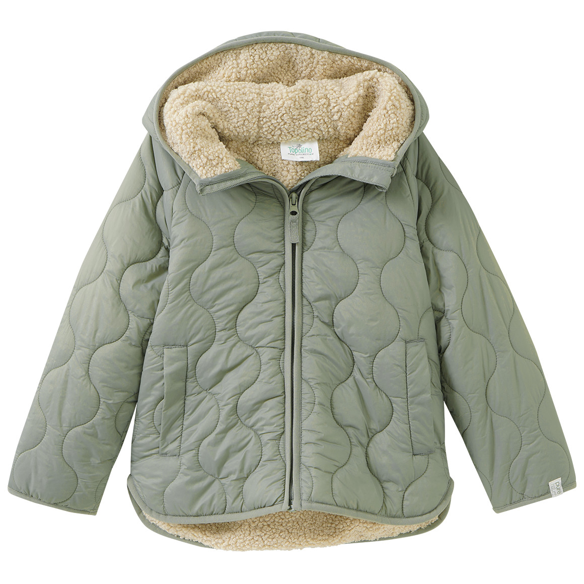 Kinder Steppjacke mit Teddyfutter