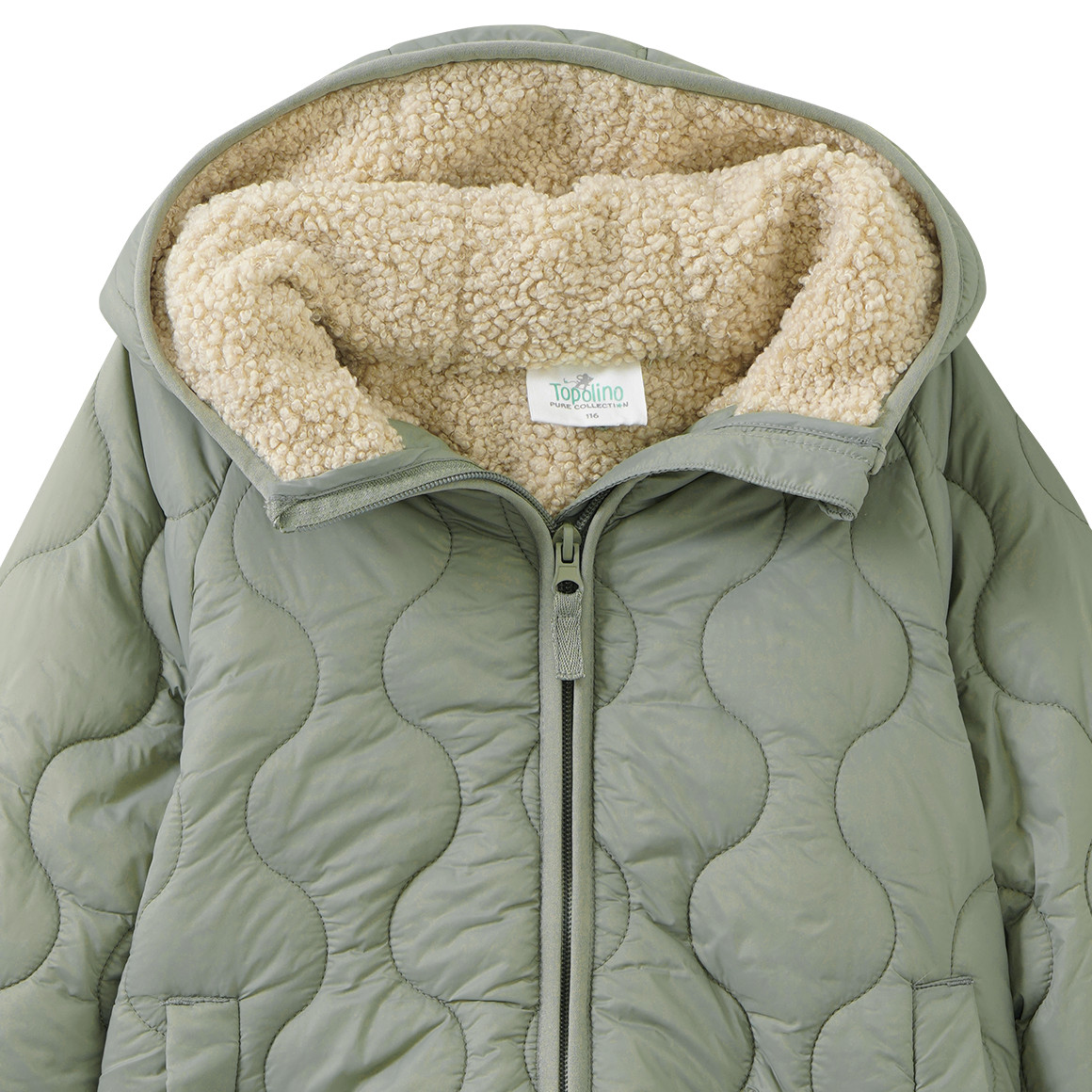 Kinder Steppjacke mit Teddyfutter