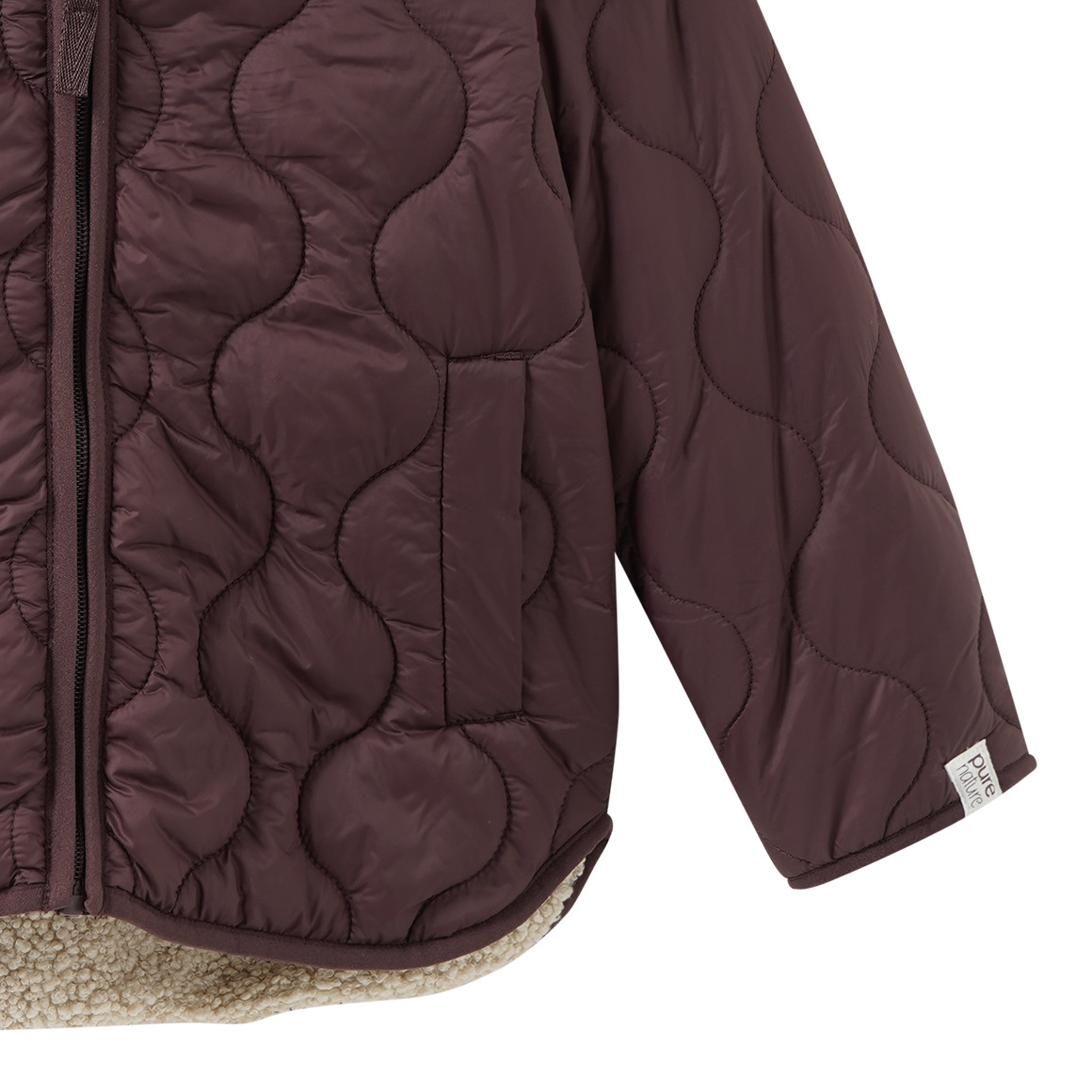 Mädchen Steppjacke mit Teddyfutter