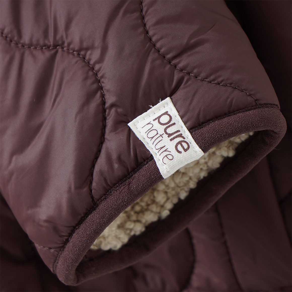 Mädchen Steppjacke mit Teddyfutter