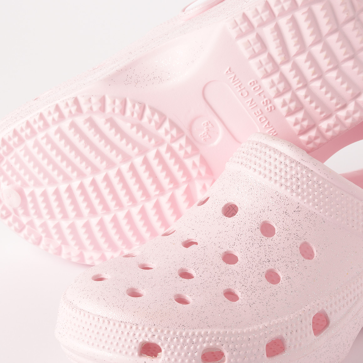 Baby Badesandalen mit Glitzer