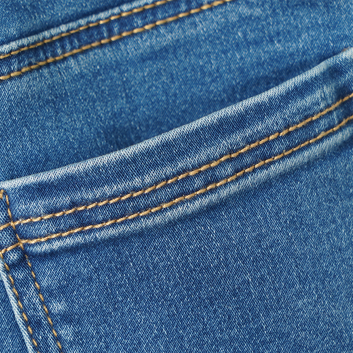 3 Mädchen Wide-Leg-Jeans mit Stretch-Bund