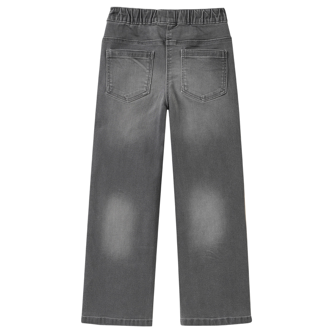 3 Mädchen Wide-Leg-Jeans mit Stretch-Bund