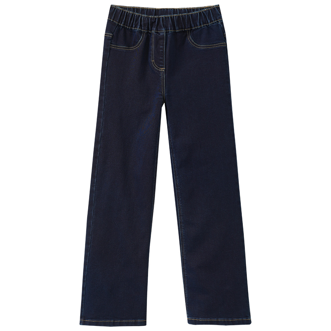 3 Mädchen Wide-Leg-Jeans mit Stretch-Bund