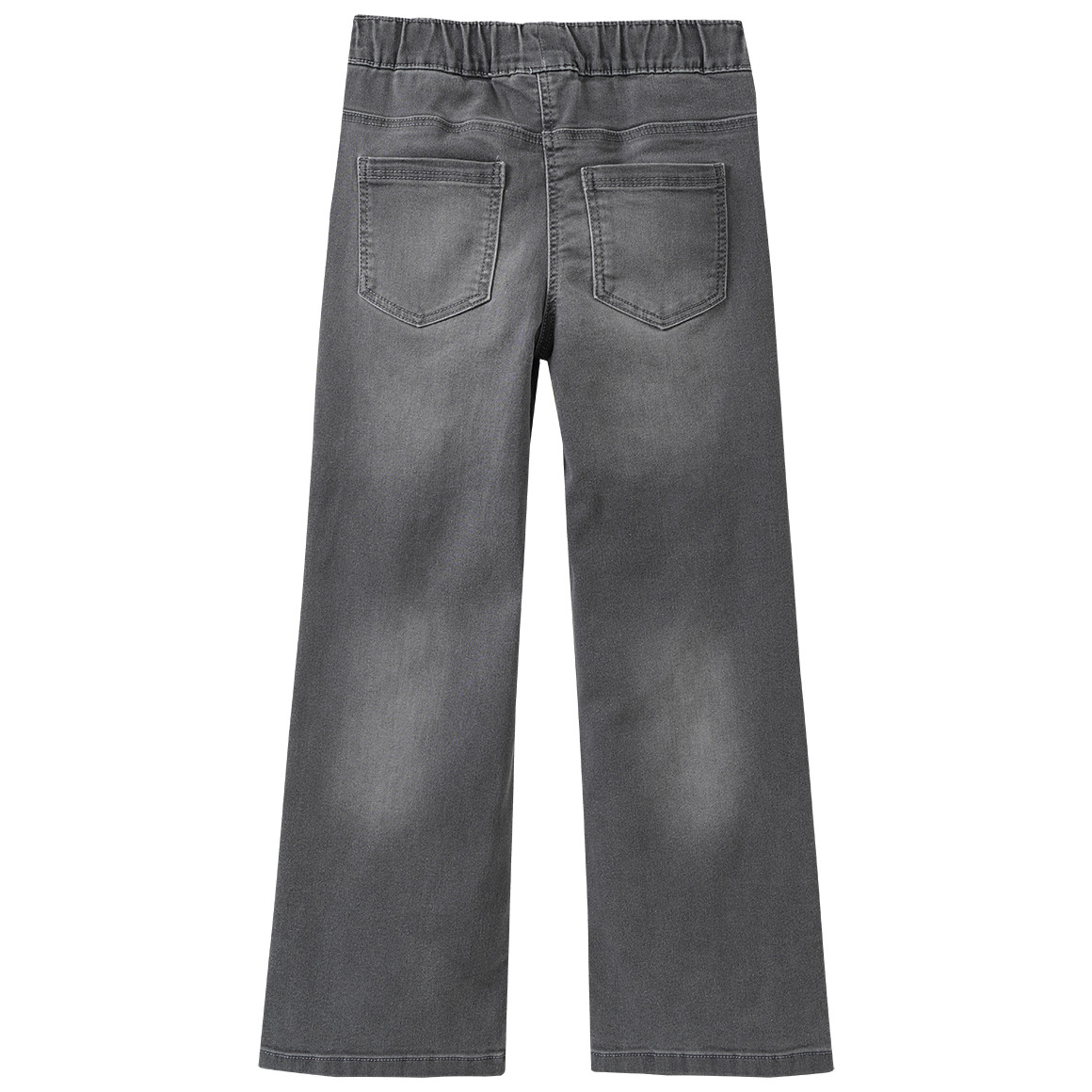 3 Mädchen Wide-Leg-Jeans mit Stretch-Bund
