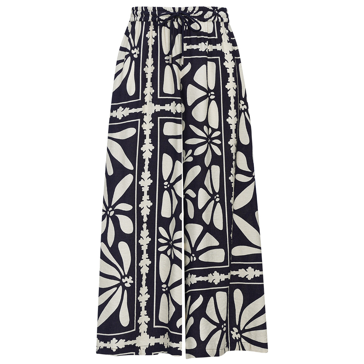 Damen Hose mit weitem Bein