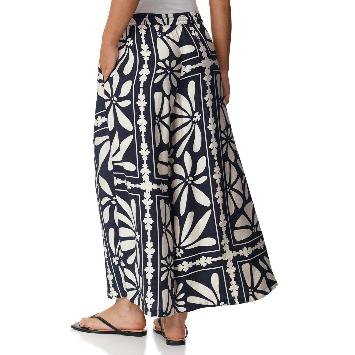 Damen Hose mit weitem Bein