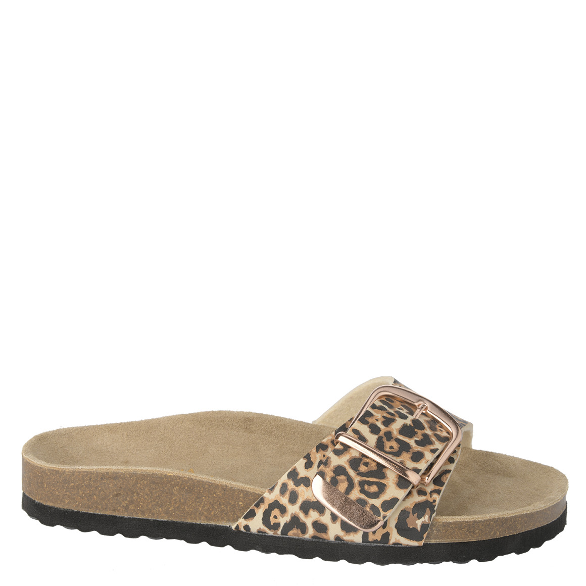 Damessandalen in luipaardlook