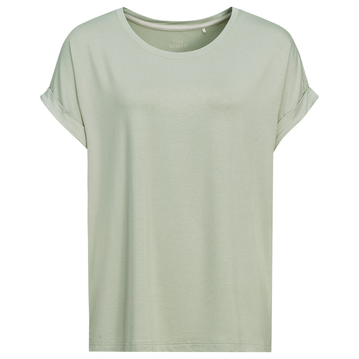 Damen T-Shirt mit fixierten Turn-ups