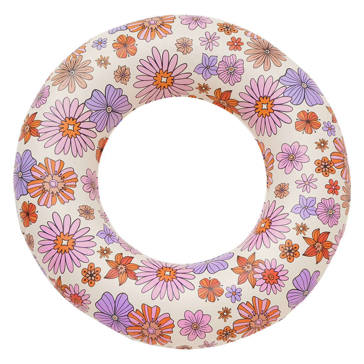 Schwimmring mit Blumen-Allover