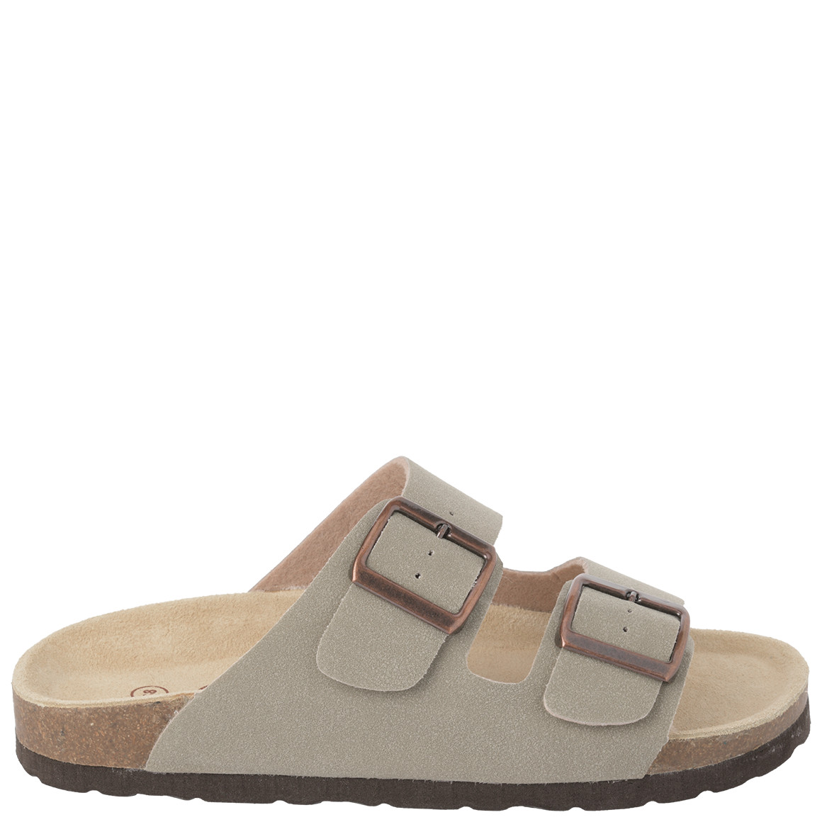 Damen Sandalen in Veloursleder-Optik