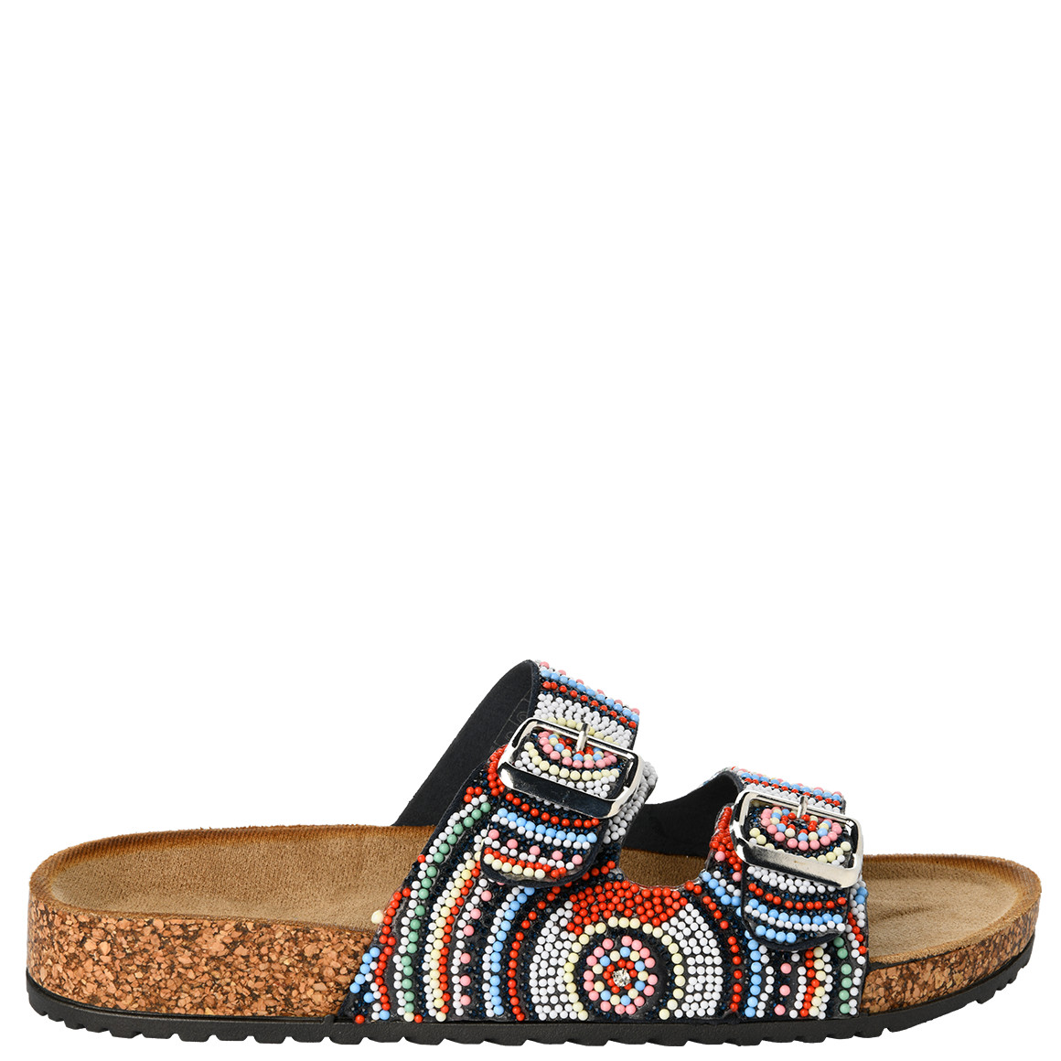 Damen Sandalen mit Zierperlen