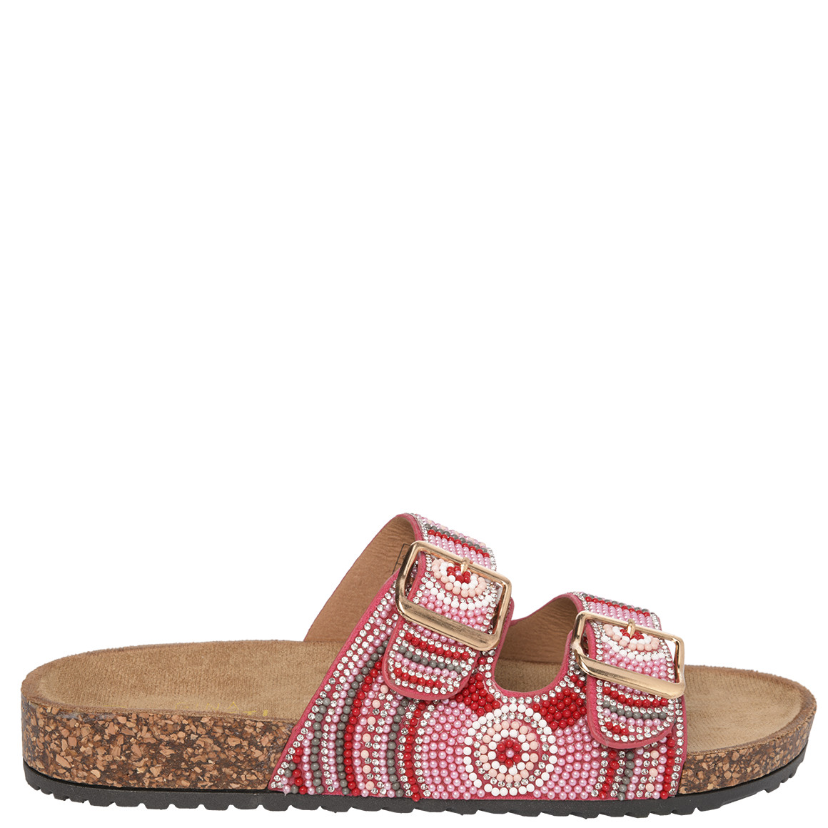 Damen Sandalen mit Zierperlen