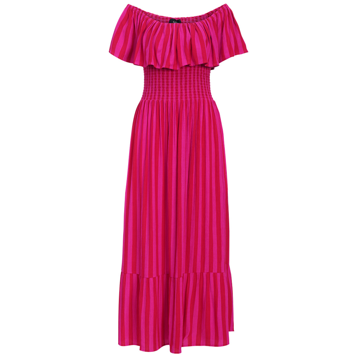 Damen Kleid in Crinkle-Optik