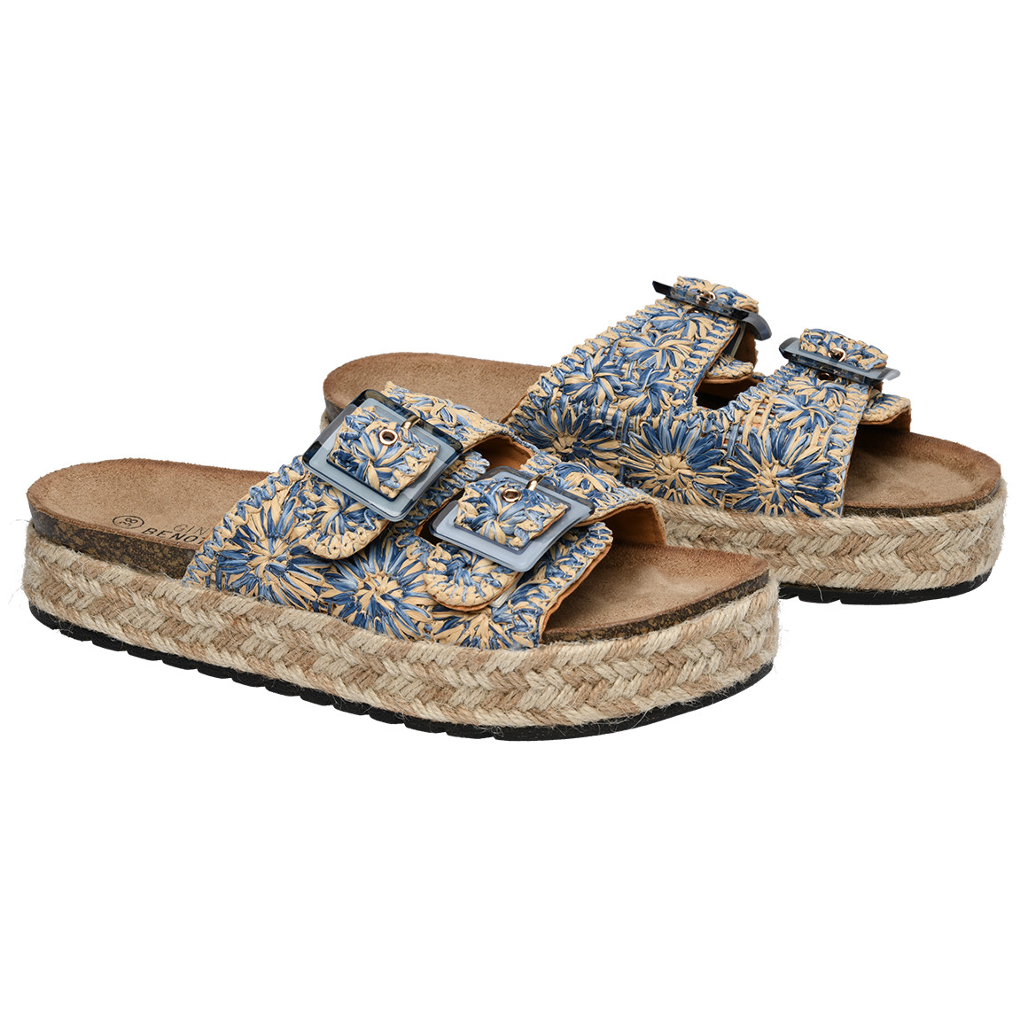 Damen Sandalen mit zwei Riemen