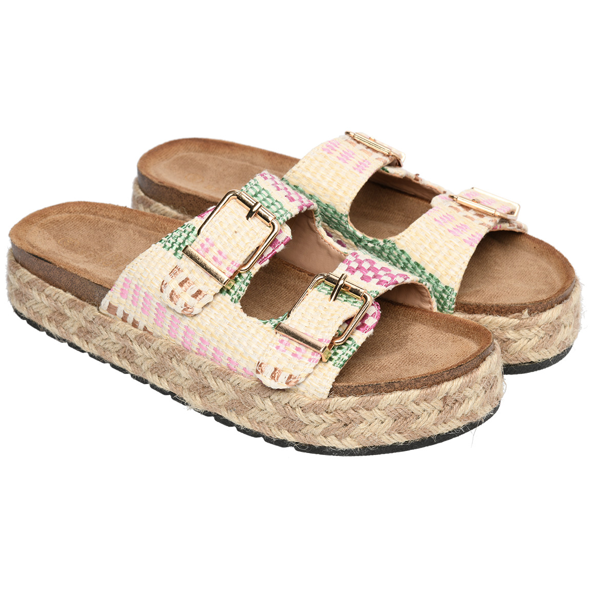 Damen Sandalen mit zwei Riemen