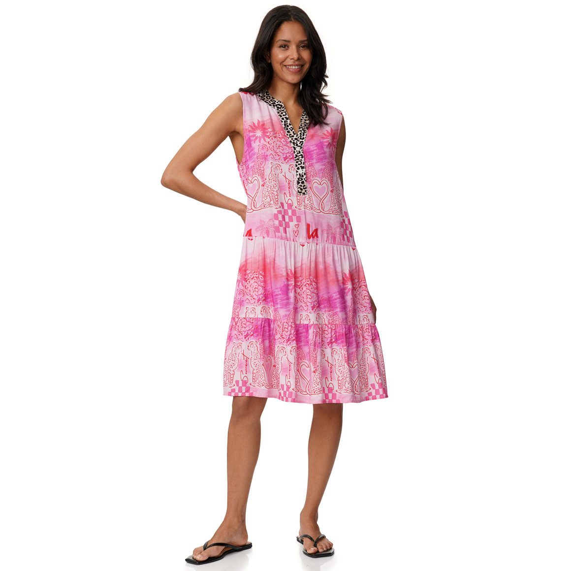 Damen Kleid aus Viskose