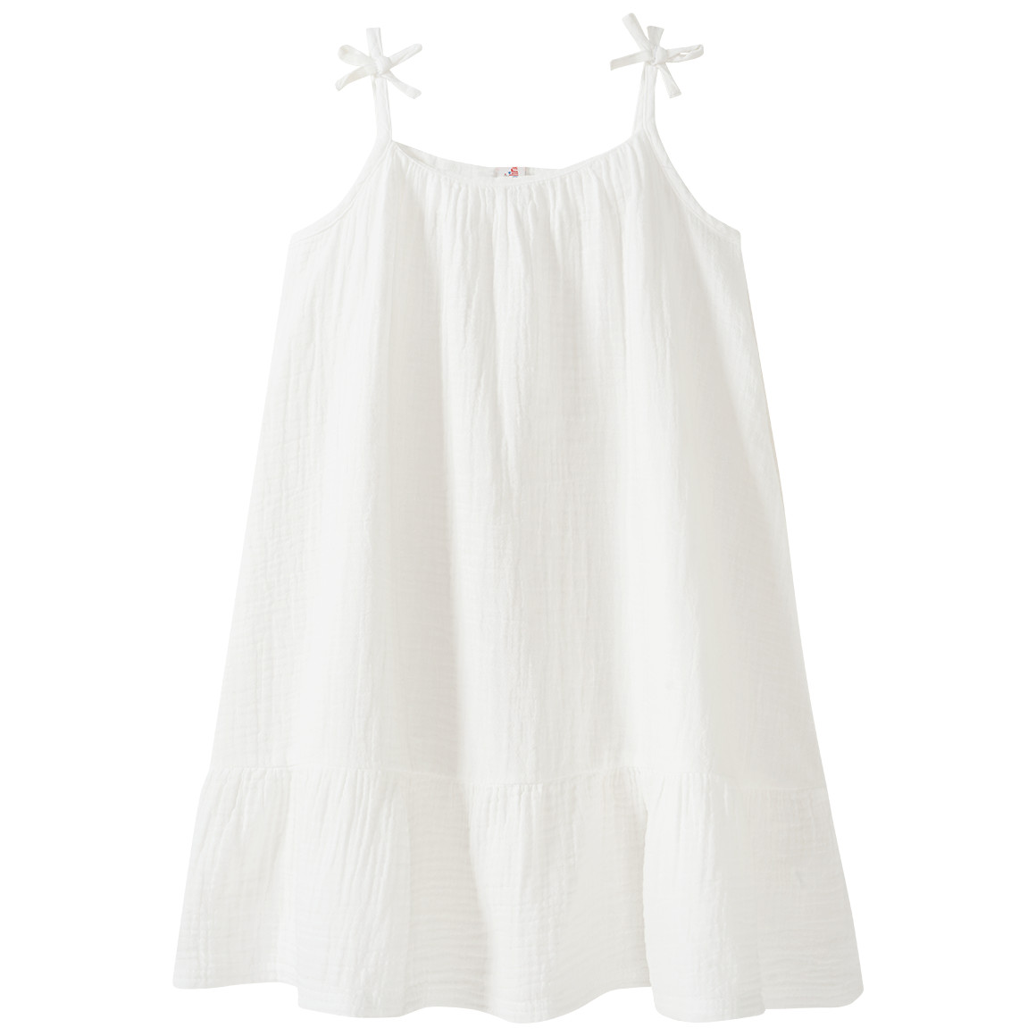 Mädchen Musselin-Kleid mit Spaghettiträgern