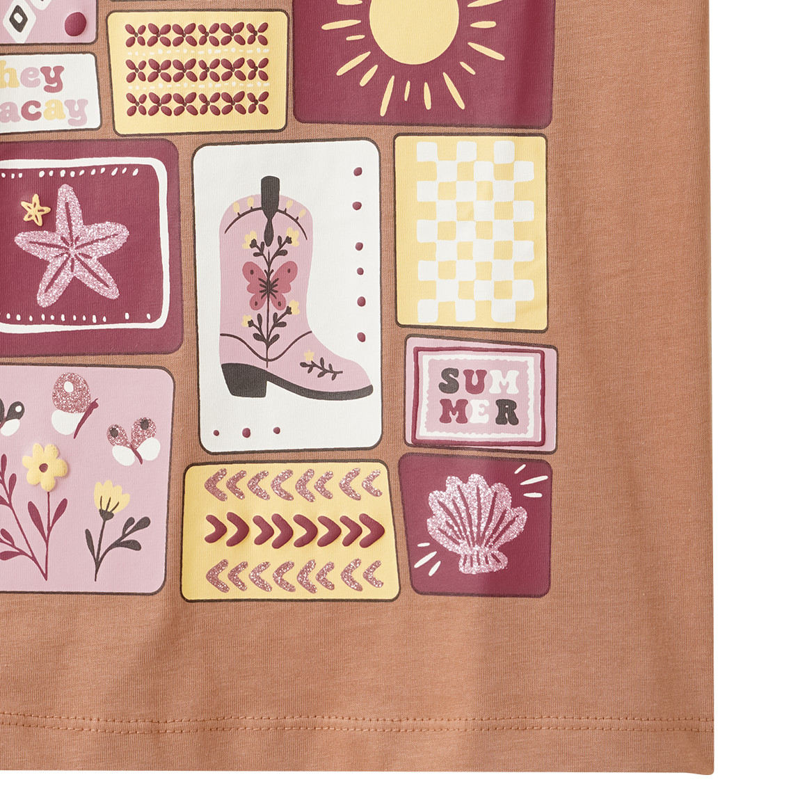 Mädchen T-Shirt mit Prints
