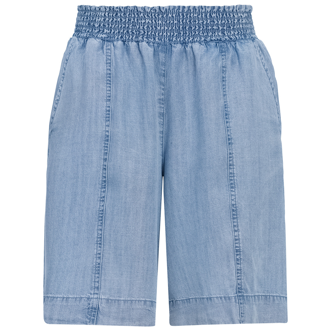 Damen Bermuda-Shorts in Denim-Optik