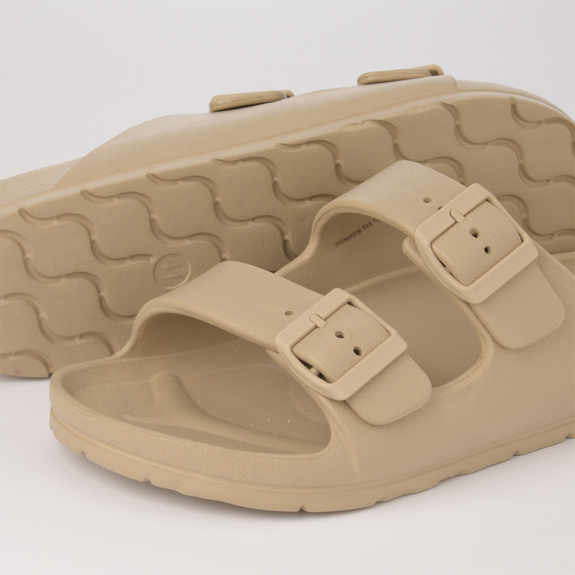 Damen Badesandalen unifarben