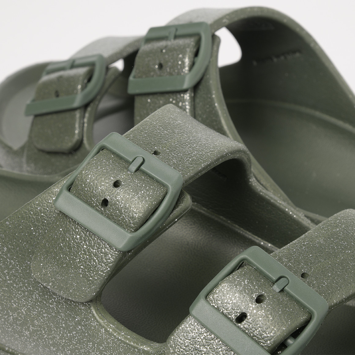 Damen Badesandalen unifarben