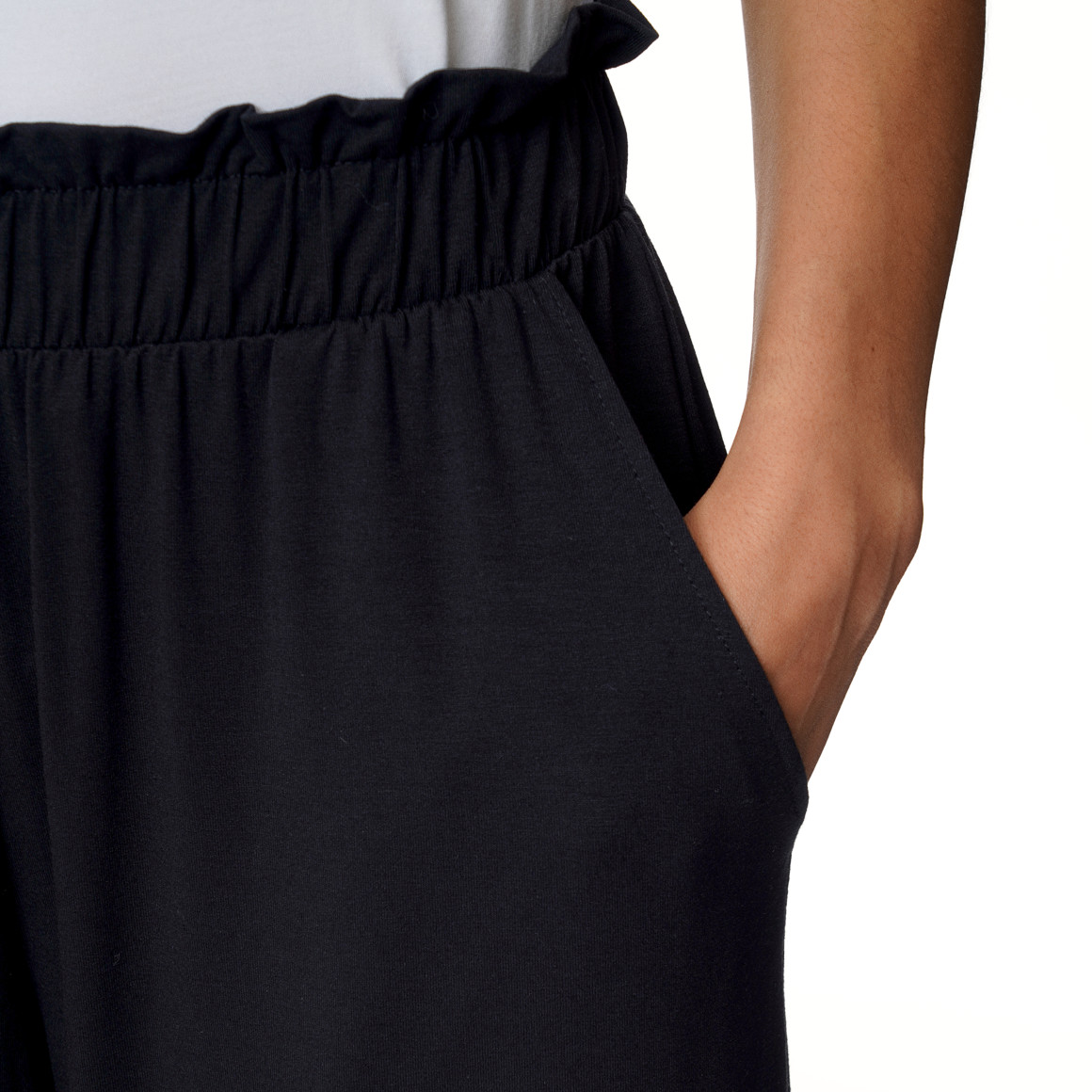 Damen Culotte aus Viskose-Mix