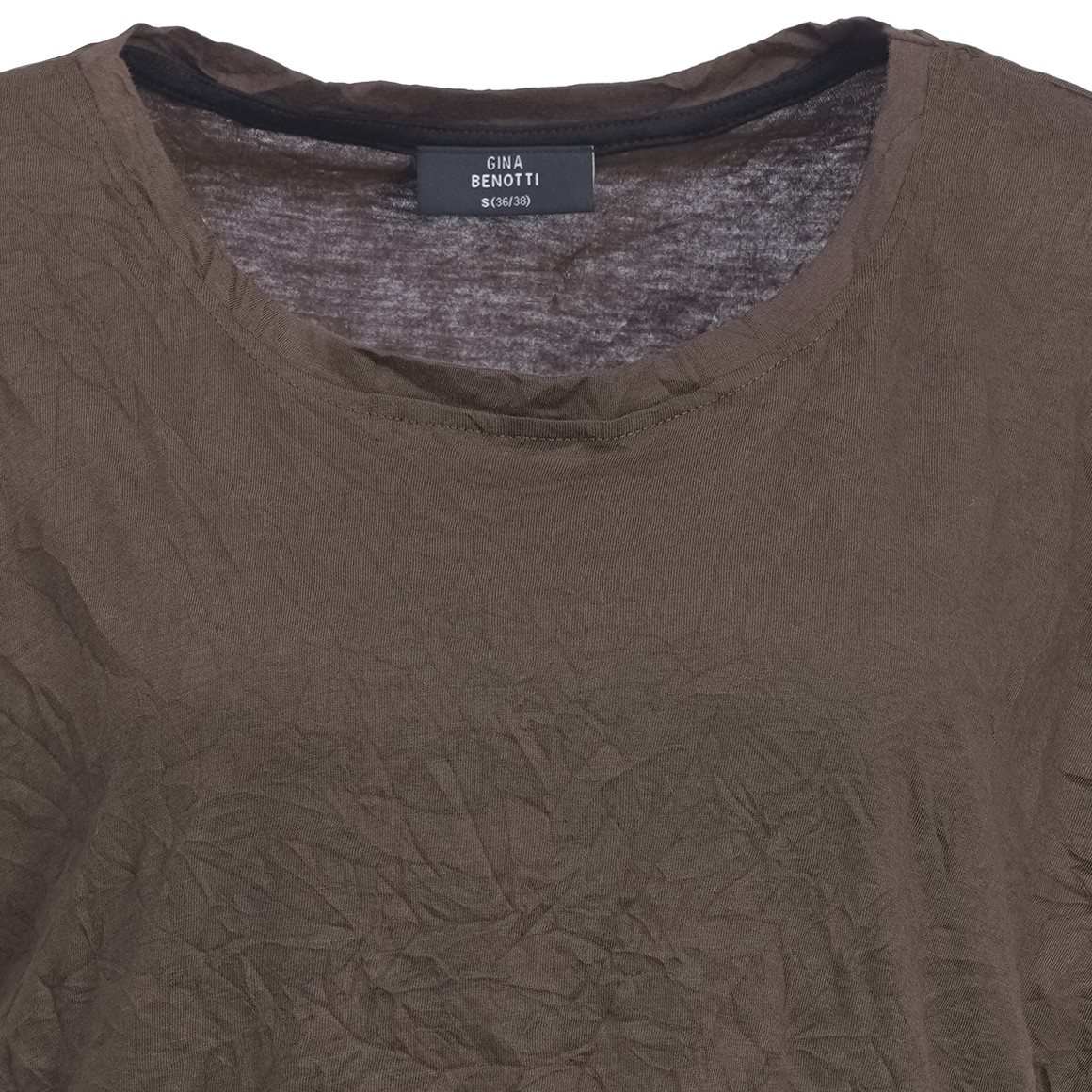Damen T-Shirt in Crash-Optik