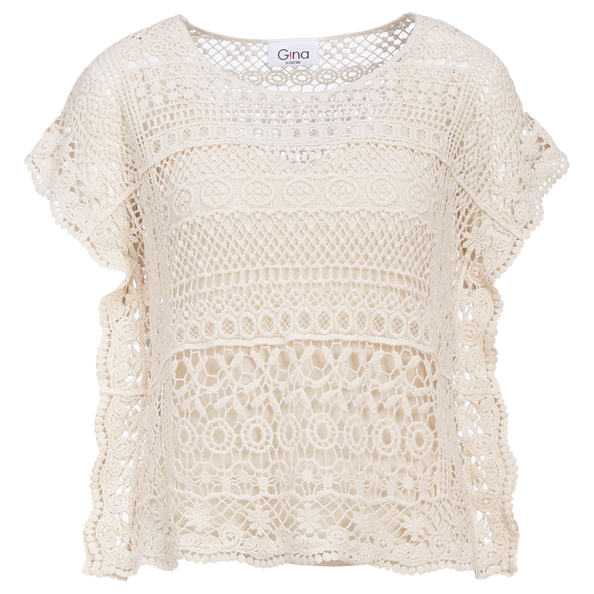 Damen Spitzenbluse mit Top