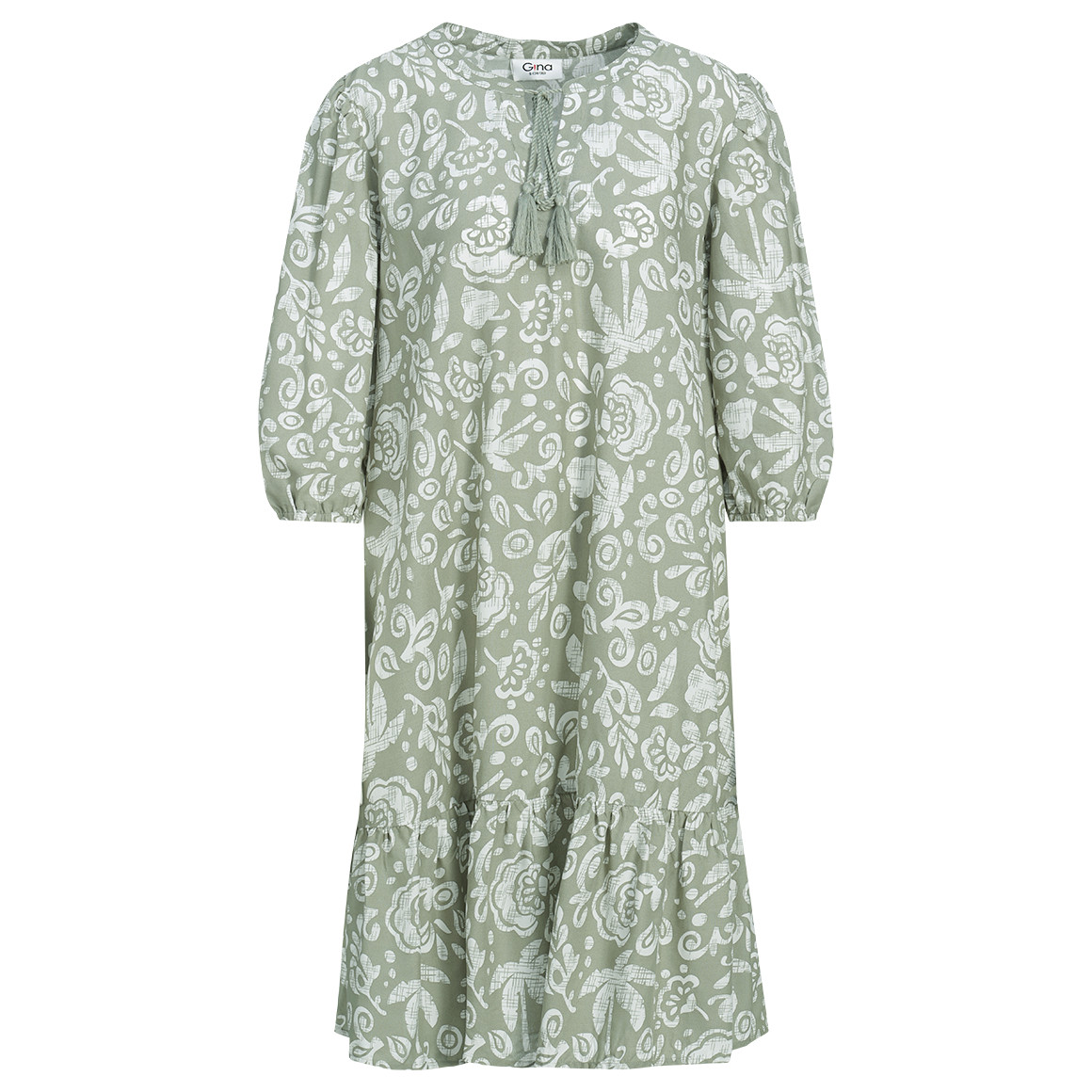 Damen Kleid mit Allover-Muster