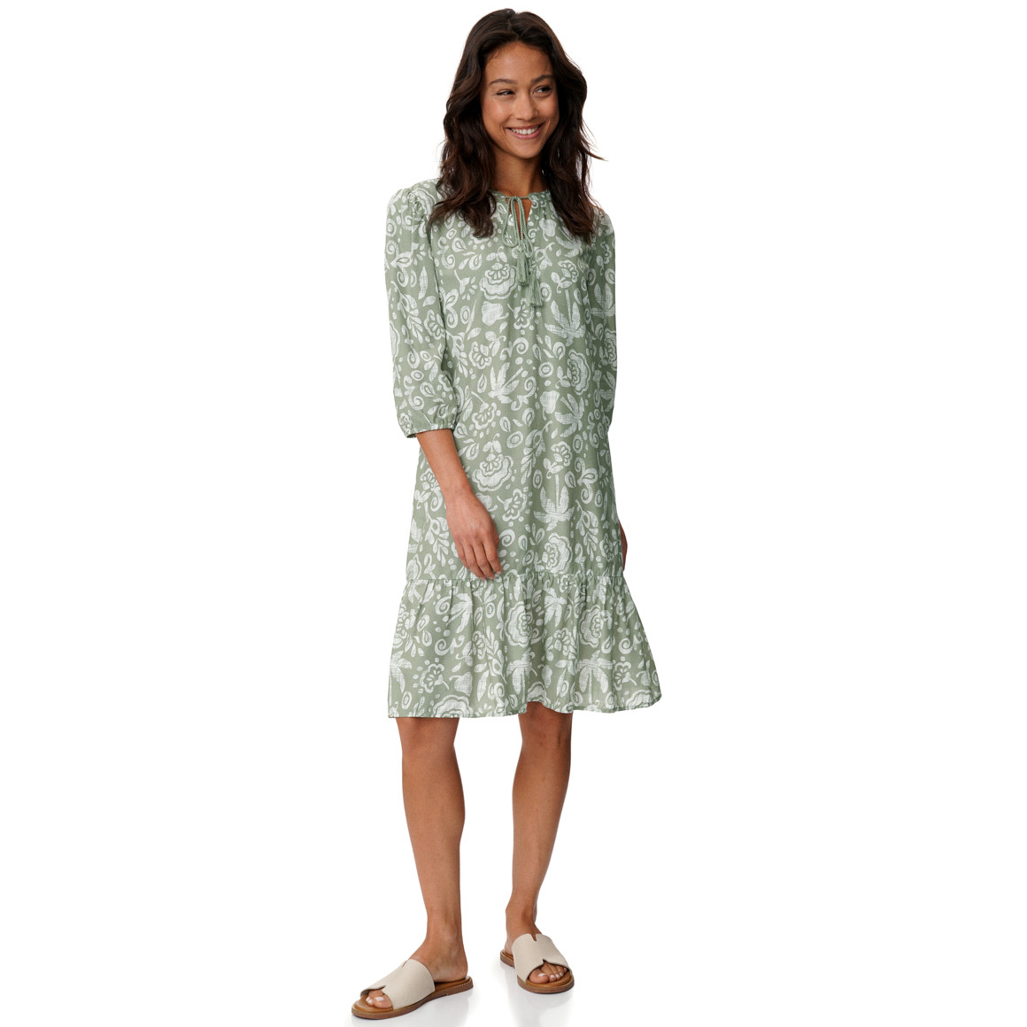 Damen Kleid mit Allover-Muster
