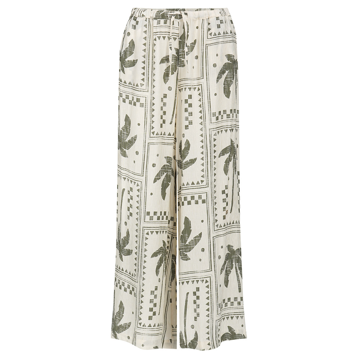 Damen Hose aus Viskose-Mix
