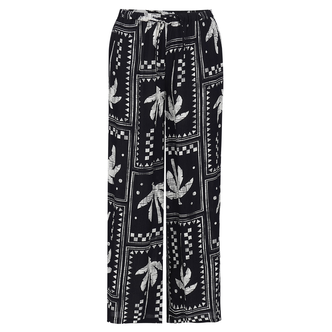 Damen Hose aus Viskose-Mix