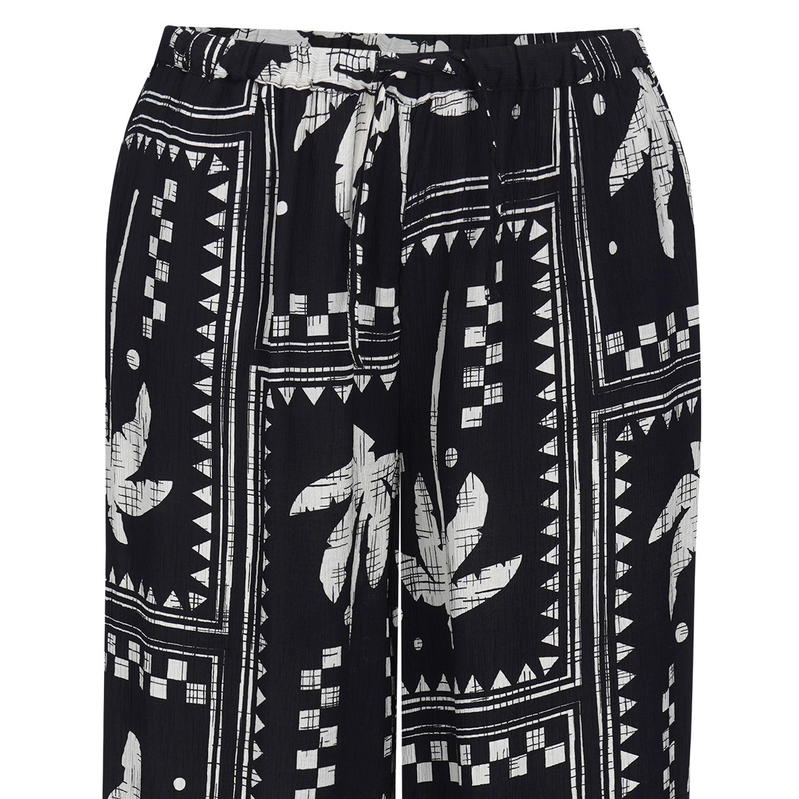 Damen Hose aus Viskose-Mix