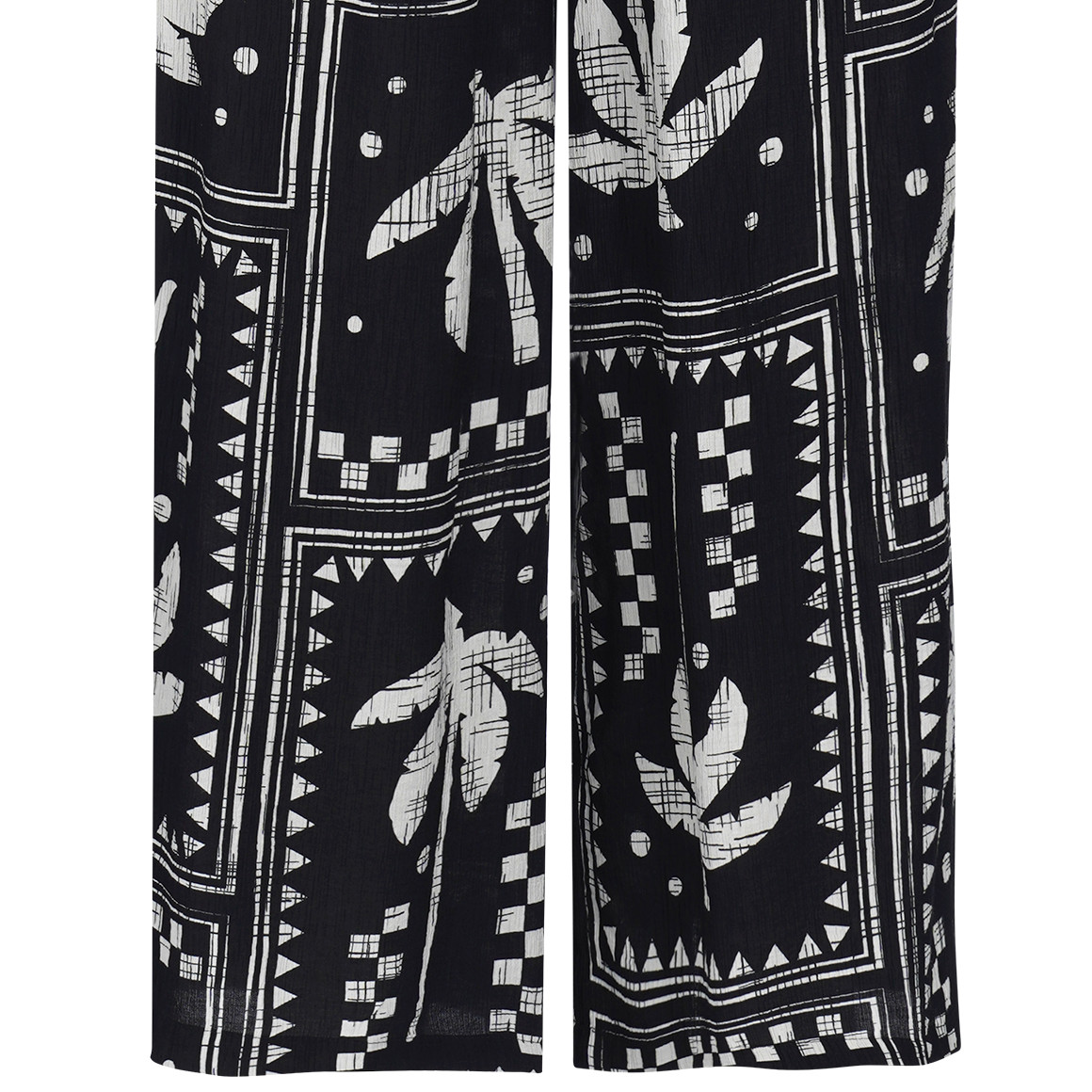 Damen Hose aus Viskose-Mix