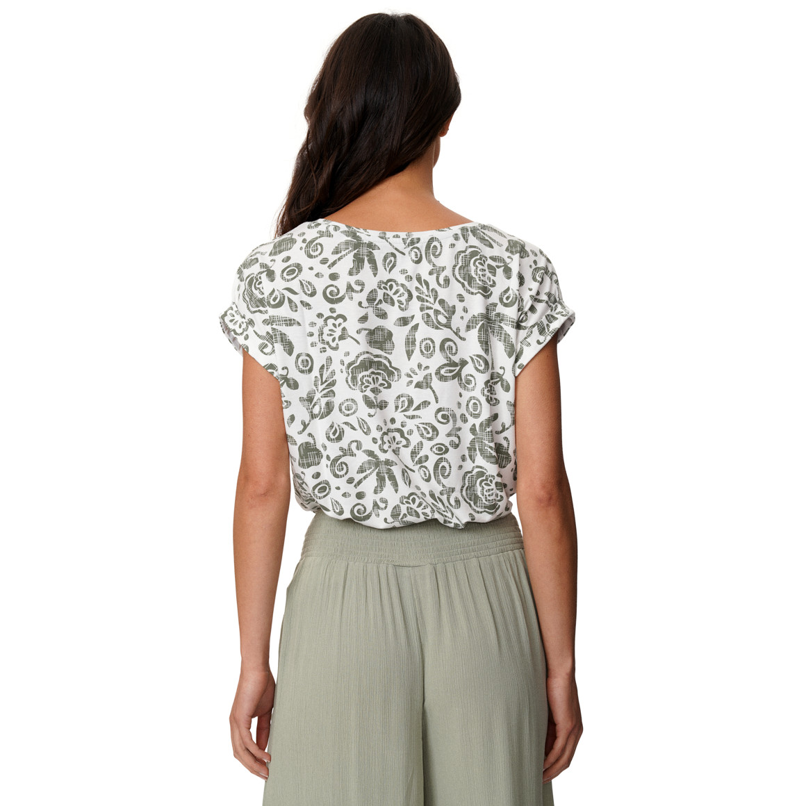 Damen T-Shirt mit Allover-Print