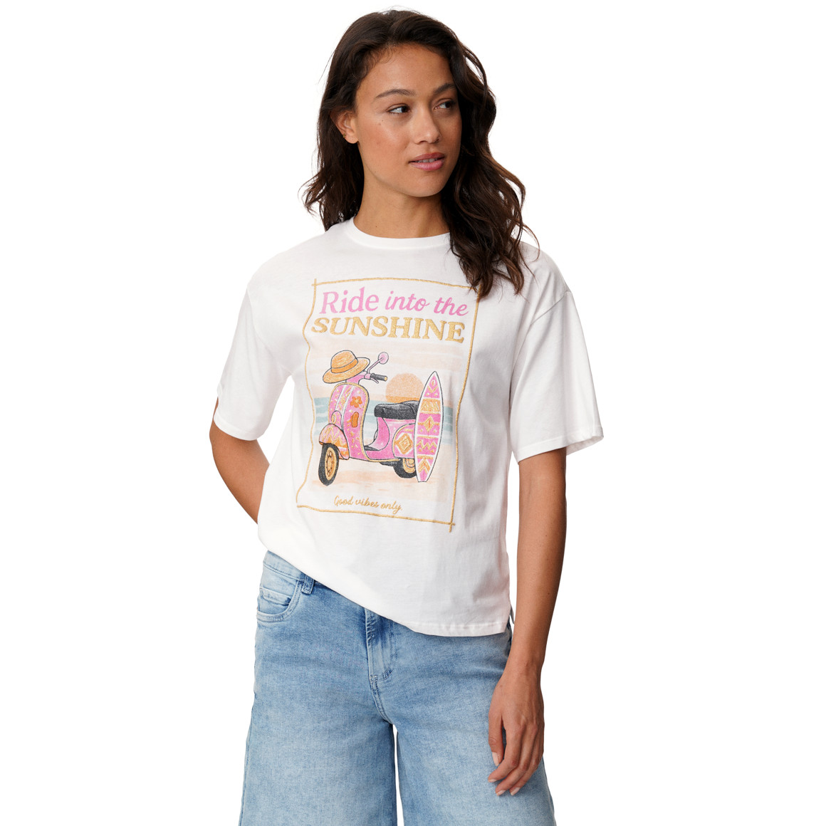 Damen T-Shirt mit Print