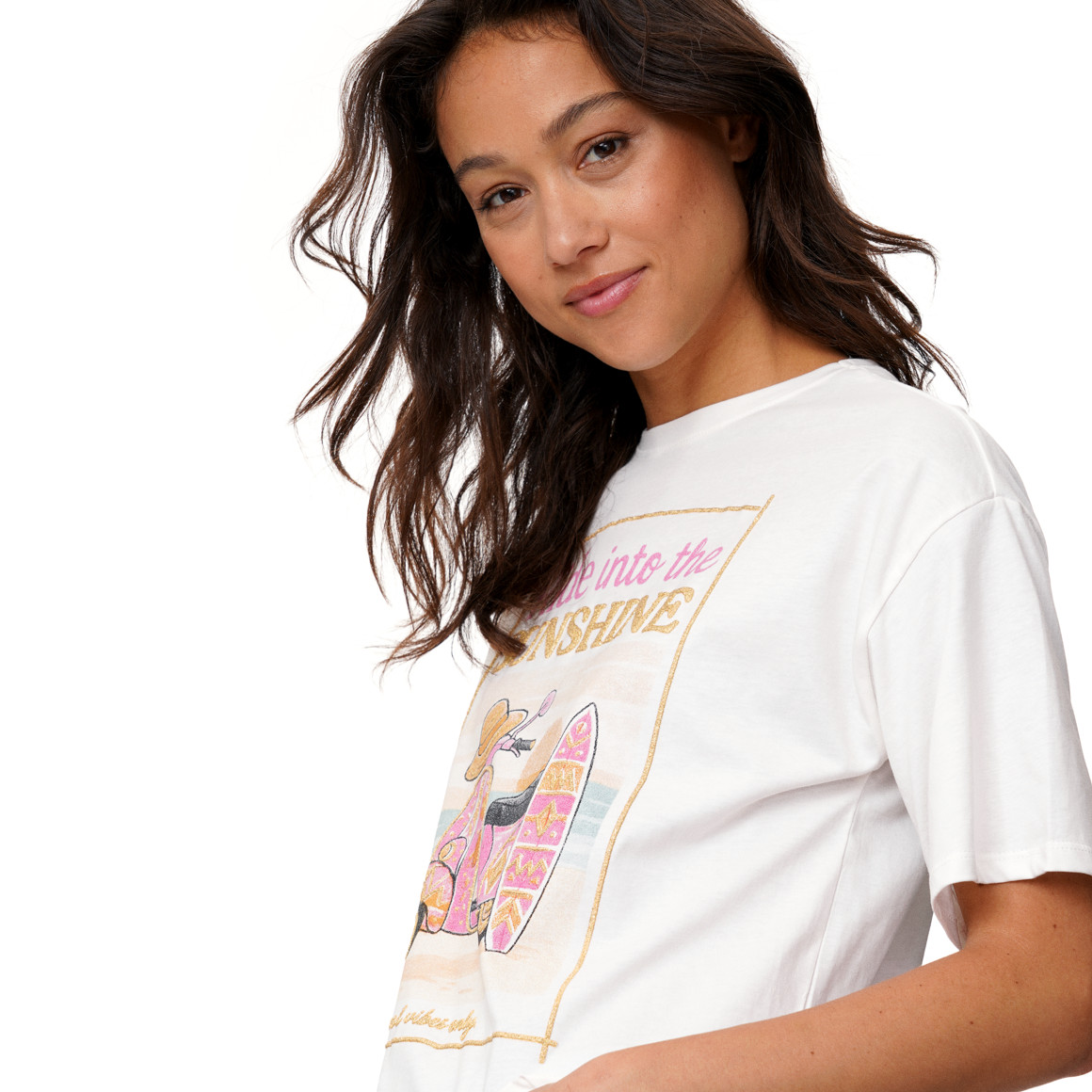 Damen T-Shirt mit Print