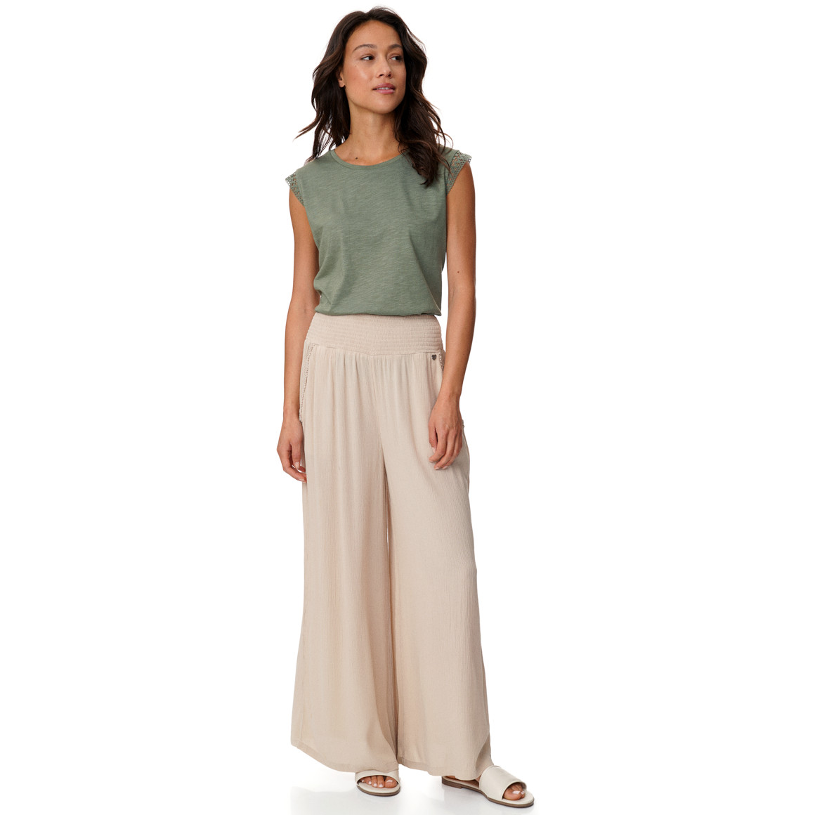 Damen Top mit Flammgarn