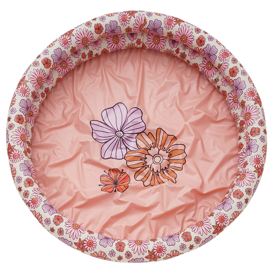 Planschbecken mit Blumen-Motiv