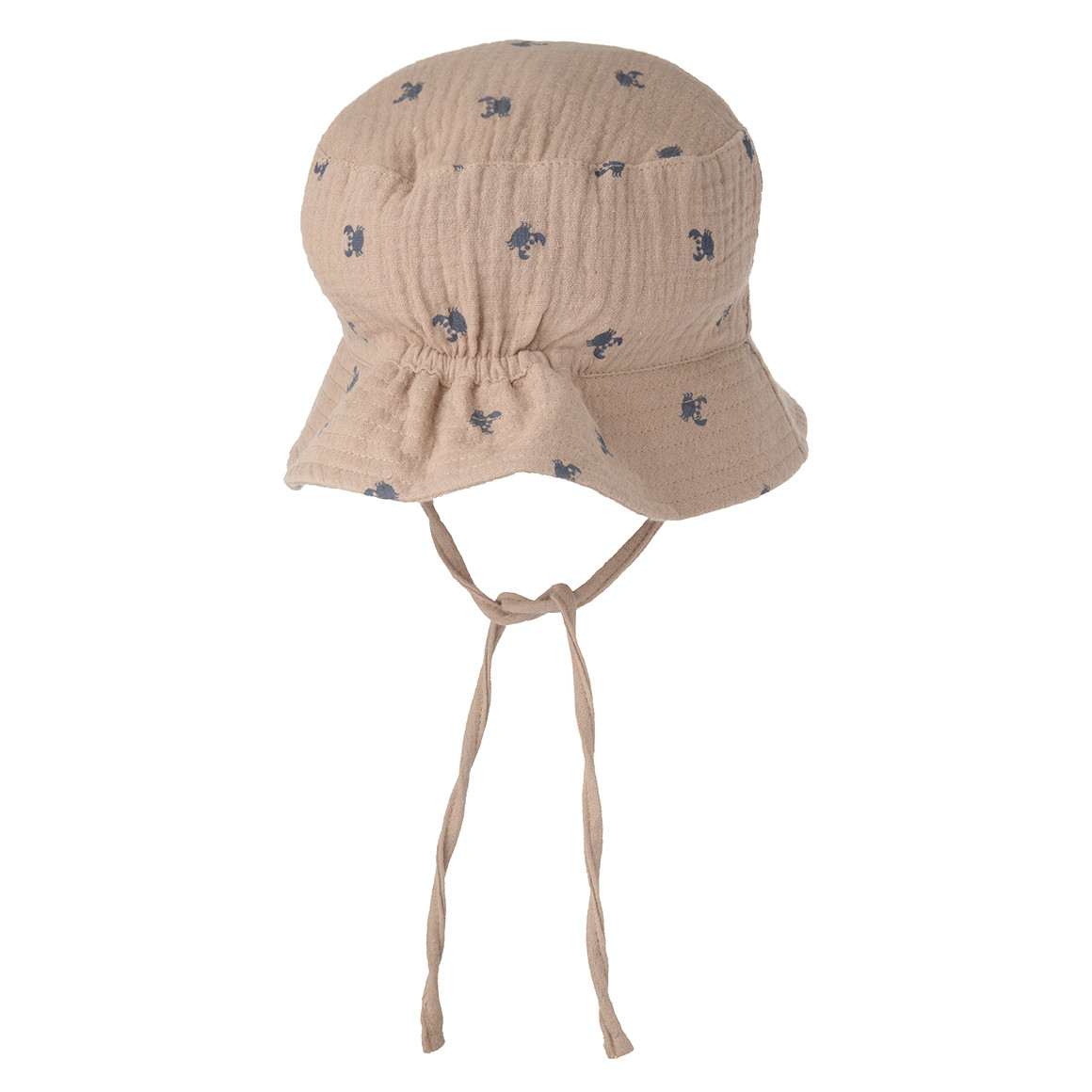 Baby Musselin-Hut mit Ohrenklappen