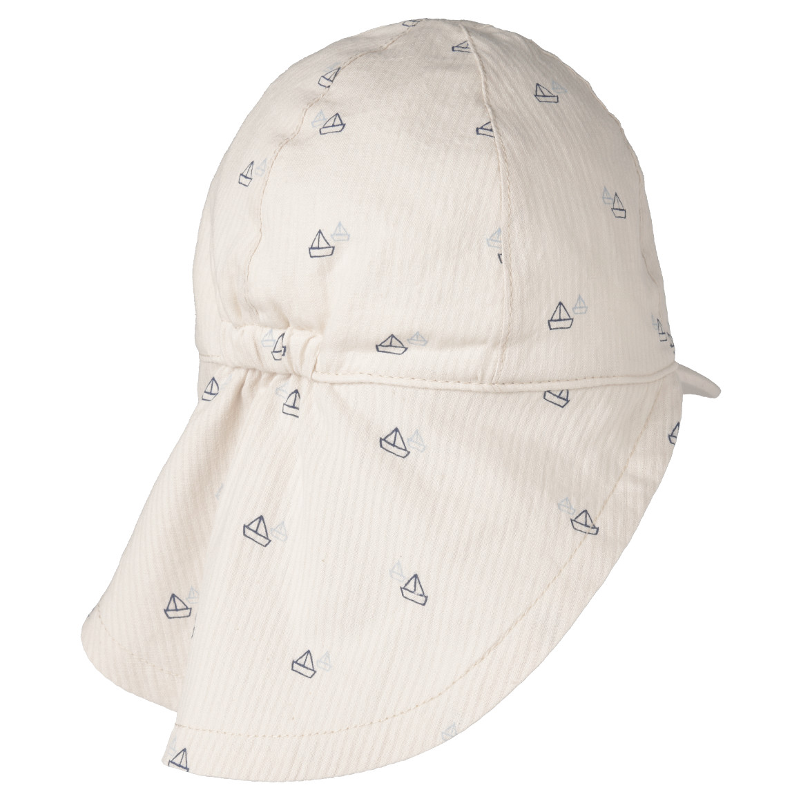 Baby Nackenkappe mit Schiffs-Motiven