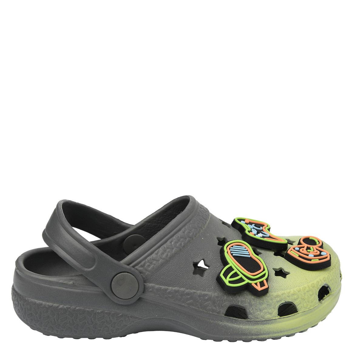 Jungen Badesandalen mit Gaming-Anstecker